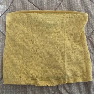 Yellow tube top